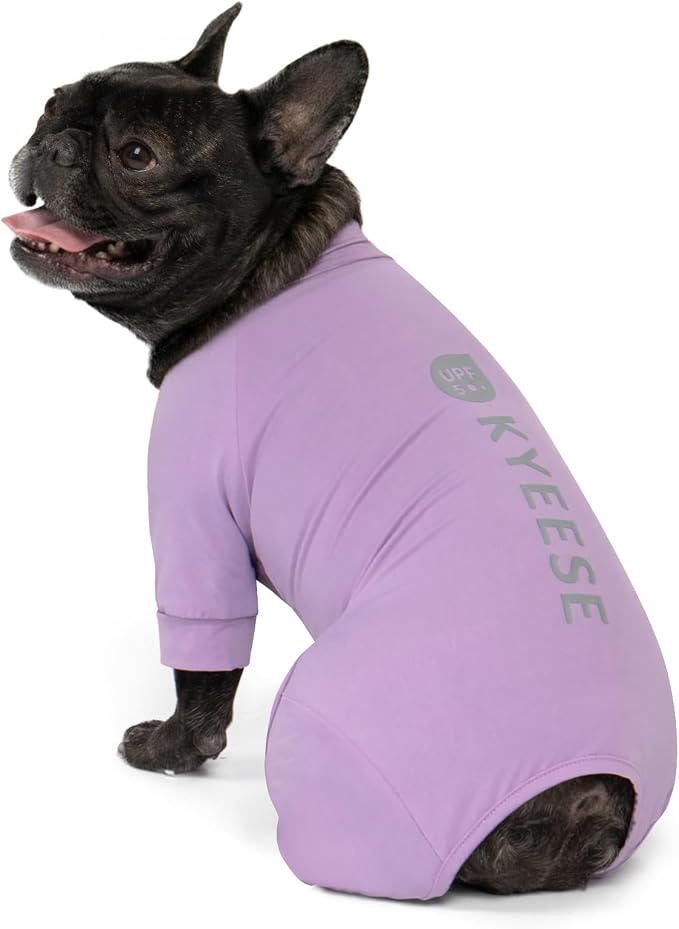KYEESE UPF50+ Dog Sun Shirt for Small Dogs Cooling Onesie for UV Protection | Cooling Breathable Fabric, Reflective Design, Shedding Control, Skin-Friendly for Sensitive Dogs, Easy On/Off, Quick Dry