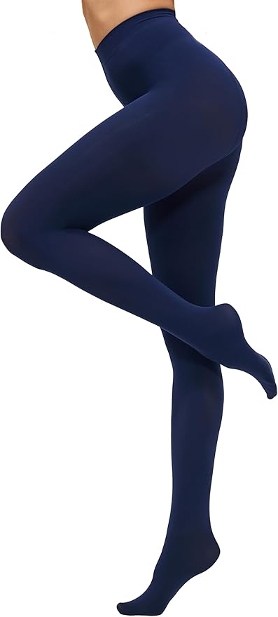 CozyWow Women's 80D Soft Opaque Tights, High Waist Solid Color Womens Tights with 30+ Colors