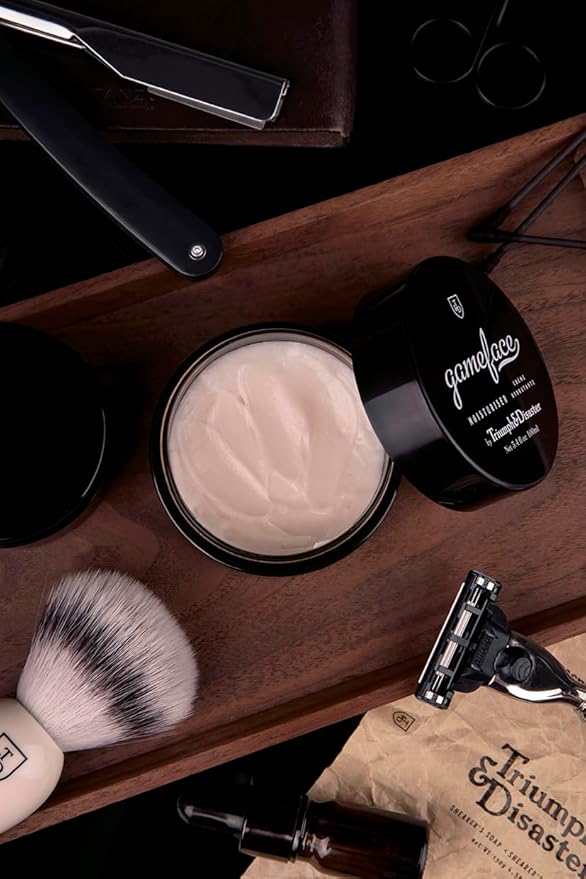 TRIUMPH & DISASTER | Gameface Moisturiser Jar | Hydrating Facial Moisturizer - Lightweight, Non-Greasy Facial Lotion for Men, 3.4 oz
