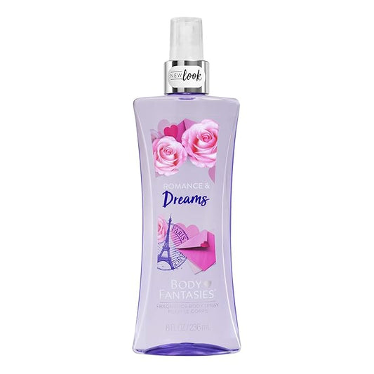 Body Fantasies Signature Fragrance Body Spray, Romance and Dreams, 8 Fluid Ounce