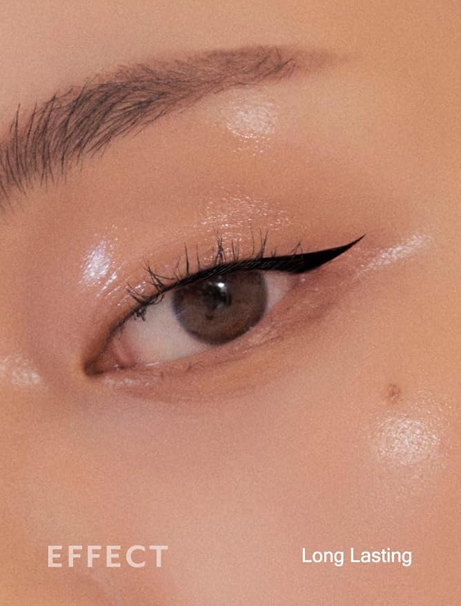 MIZON Liquid Vegan Eyeliner Long lasting Waterproof Smudge Proof sharp Tip Quick Dry Easy Cleansing Korean Make Up (0.02 Fl Oz)