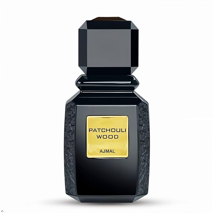 Ajmal Patchouli Wood Eau De Parfum Men 3.4 Oz / 100 ML Perfume For Men | Long Lasting Spicy Woody Fragrance - Made In Dubai