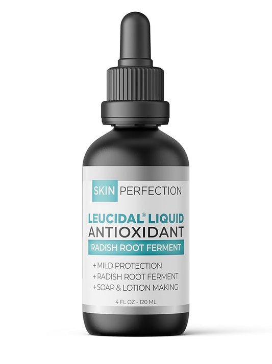 Skin Perfection Leucidal Liquid - Natural Preservative Alternative for Lotion Making - Vitamin C Serum & Hyaluronic Acid Body Lotion Creams - Water Soluble DIY Skincare Cosmetics