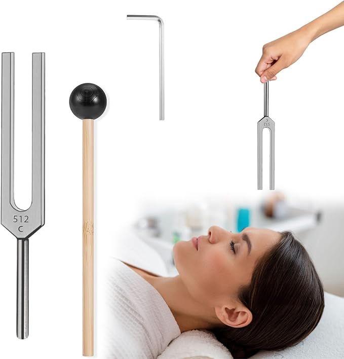 Propelify 128 hz Healing Instrument, Aranovia 128 hz - Healing Tuning Fork, Perfect for Chakra Healing, Sound Therapy, and Meditation — Ideal Gift Choice