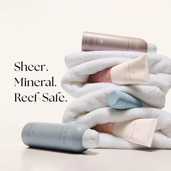 Project Reef SPF 30 Mineral Sunscreen Spray – Non-Aerosol, Reef-Safe Zinc Sunblock with Natural Ingredients for All Skin Types