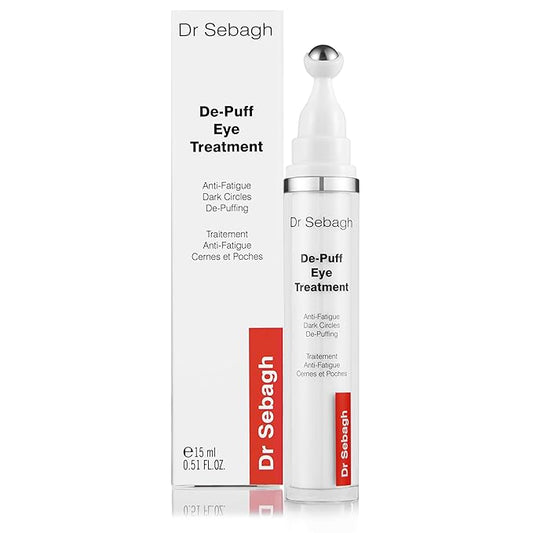Dr Sebagh De-Puff Eye Cream (0.51 fl oz) - Award-Winning Eyecream for Dark Circles & Puffiness - Under Eye Moisturizer & Under Eye Plumper - Anti-Fatigue Hollow Eyes Treatment for All Skin Types