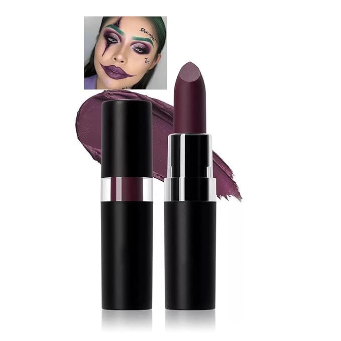 Plum Body Paint, Face and Body Paint Stick for Halloween Joker Zombie Vampire Skeleton Skull Special Effects Mime Makeup (11# Plum)