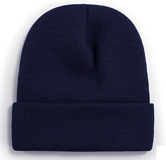 ZOORON Beanie for Women Men Ski Watch Cap Cuffed Plain Skull Knit Hat Soft Fisherman Winter Hat