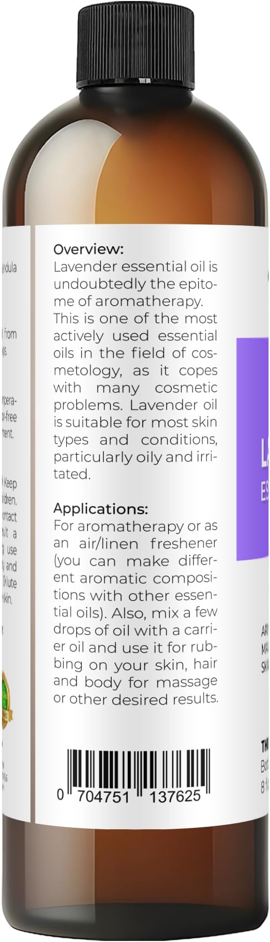 velona Lavender Essential Oil by Velona - 8 Fl Oz | Therapeutic Grade | for Aromatherapy Diffuser, Massage, Skincare, Haircare, Soapmaking