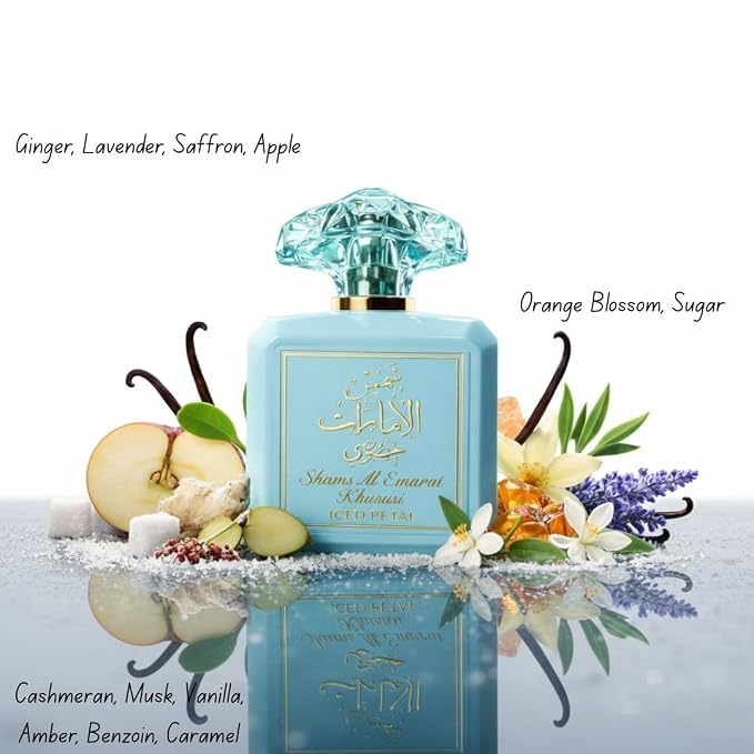 Ard Al Zaafaran Shams Al Emarat Khususi Pink Blush & Iced Petal Eau de Parfum Sprays 100ml (3.4 oz)