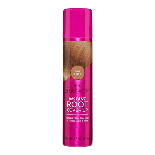 EVERPRO Gray Away Instant Root Cover Up Spray 2.5oz - Light Brown