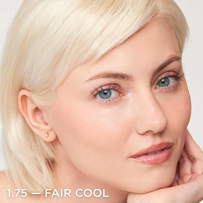 HALEYS Re-form Luminous Skin Foundation, VEGAN + CRUELTY-FREE, Blurs, Conceals, Blendable, Buildable Med-to-Full Coverage, Weightless, Oil-free, All-Day Wear, Hyaluronic Acid, All skin types (1.75)