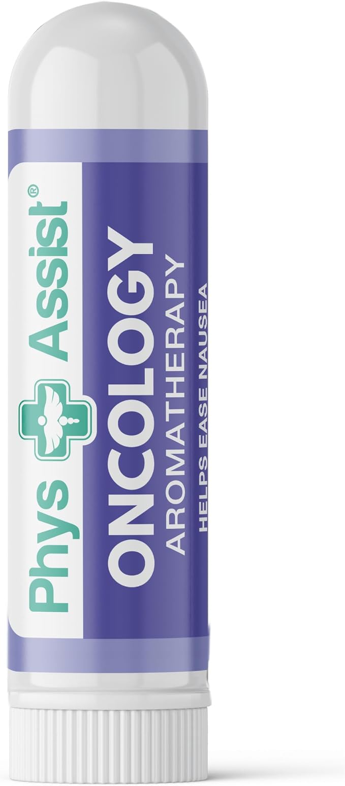 PhysAssist Oncology Aromatherapy for Nausea – Travel Size Essential Oil Blend with Ginger, Lemon, Spearmint, Lavender & Fennel – Portable Aromatherapy Support