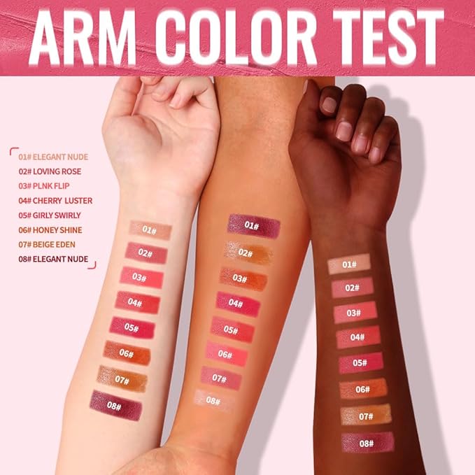 Matte Creamy Lipstick for Women, Long Lasting Waterproof Velvet Lipstick, Lip Stick Crayon Buildable Blendable Creamy Color, Moisturizing Longwear Lip Makeup 01#