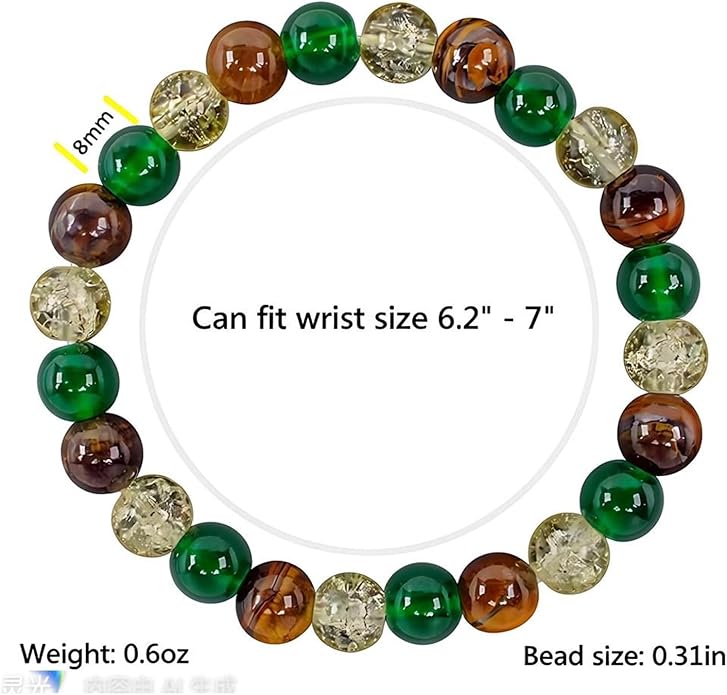 Evil Eye with Hematite Black Obsidian Tiger Eye Stone Triple Protection Bracelets for Men Women, Crystal Healing Stone Bracelet Bring Luck Prosperity and Happiness Jewelry