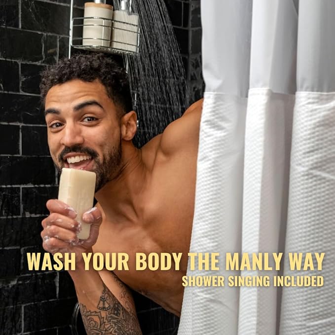 San Francisco Soap Company Malt and Espresso Fragrance Man Bar - Awakening - No Harmful Chemicals - Good for All Skin Types - Made in the USA