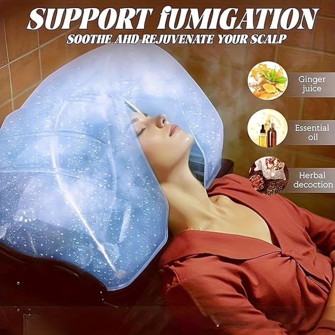 Head Spa Equipment, Massage Table, Japanese Shampoo Bed with Water Cycle & Fumigation Stationary Head Spa Bed for Spa Beauty Salon Barber