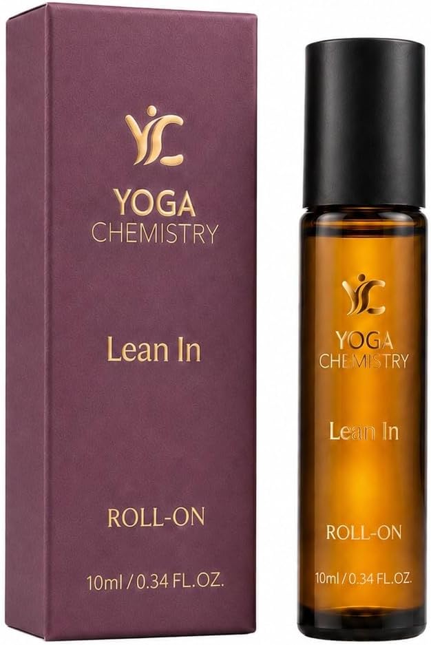 Lean in Essential Oil Roll-On 10 ml / 0.34 fl oz Pre-Diluted Pulse Point Aromatherapy Blend for Closeness and Romance Floral Woody Musky