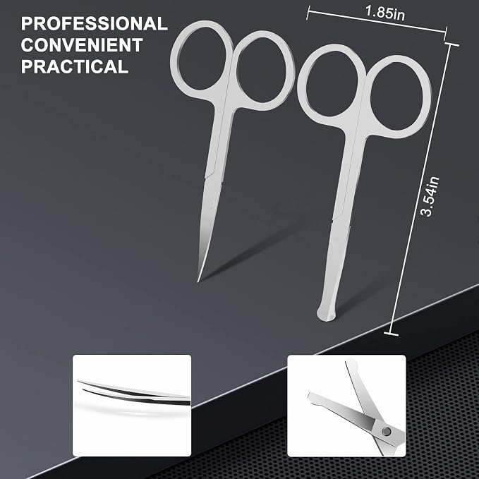 Manicure Set Professional Set Nail Clippers Pedicure Kit-30 Pieces Stainless Steel Manicure Kit, Grooming Kit Nail Care Tools with Luxurious Travel Case Silver