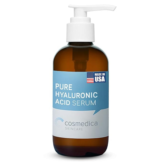 Hyaluronic Acid Serum for Skin 100% Pure-Anti-Aging Serum - Intense Hydration + Moisture, Non-greasy, Paraben-free Hyaluronic Acid for Your Face 8 oz
