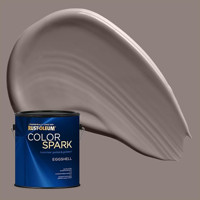 Rust-Oleum Color Spark Interior Paint and Primer in One, Eggshell, South Kensington, 1 Gallon
