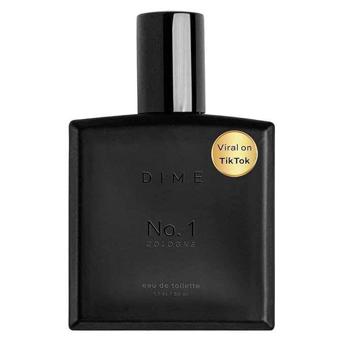 DIME No. 1 Cologne For Men, 1.7 oz / 50 ml - A Bold Blend of Sparkling Grapefruit, Dark Rhum, Amber Woods and Cardamom