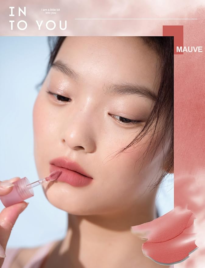 INTO YOU Matte Lipstick, Super Stay Lipstick for Women, Lip Stain Long Lasting Waterproof, Lip Mud Soft Lightweight, Smooth Lip Clay Mousse, Dual-Use For Lips And Cheek, Pink Lipstick (CM04)