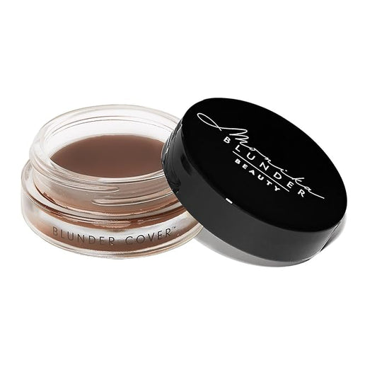 Monika Blunder Beauty - All-In-One Foundation/Concealer, Deep Dark Neutral/Warm Undertones, 10 - Zehn, 0.62 oz