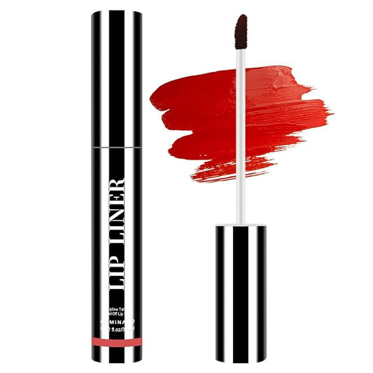 Lip Stain Peel Off - 03 True Red Lip Glaze | Long Lasting Waterproof Tint for Women & Teens | Non-Sticky, Hydrating, Smudge-Proof Bold Red Lip Stain for All-Day Wear