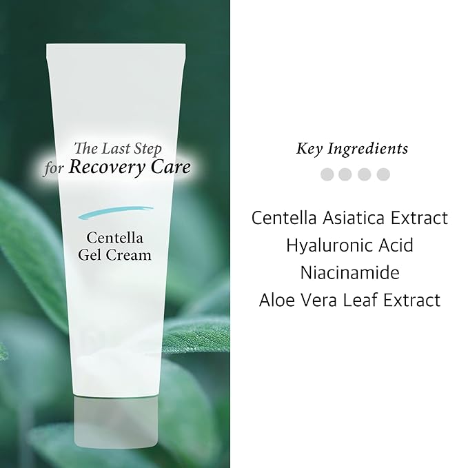 Cos De BAHA Centella Gel Cream 1.5 Fl Oz – Lightweight Cica Gel Cream with Centella Asiatica Extract & Madecassoside for Daily Comfort (45 ml)
