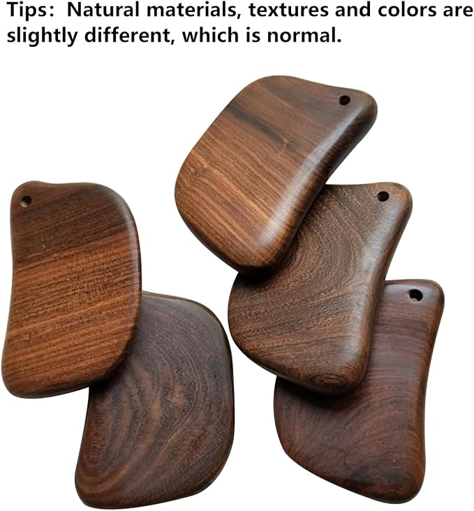 OULIGET Wooden Gua Sha Massager Tool,Wooden Gua Sha Scraping Massage Tool,Sandalwood Gua Sha Board Acupuncture Point Massager,1 Pieces.