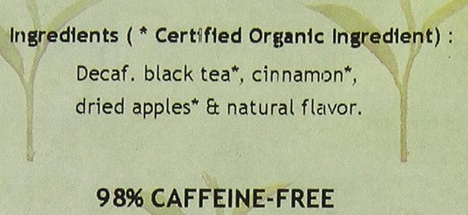 Davidson's Organics, Decaffeinated Cinnamon Apple, Loose Leaf Tea, 16-Ounce Bag