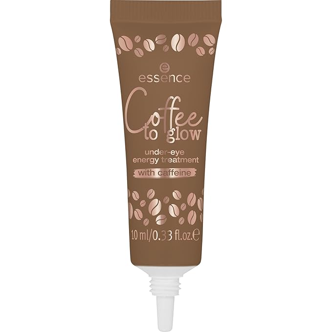 essence | Coffee to Glow Under-Eye Energy Treatment | Made with Caffeine & Vitamin E | Reduces Puffiness, Fine Lines & Wrinkles | Vegan & Cruelty Free | Free from Parabens, Oil-Perfume& Alcohol