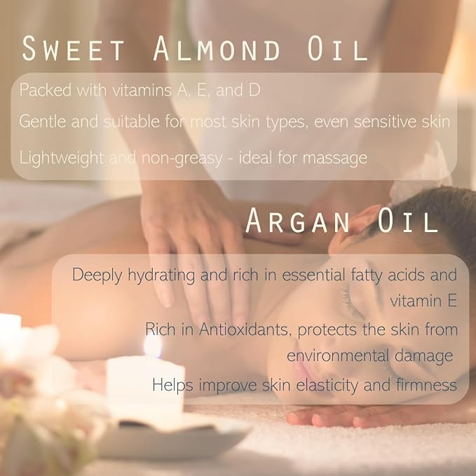 The Ilex Wood - Desire - Vegan Natural Passionate Spa Massage Oil, Handmade - 3.38 fl oz (100ml)