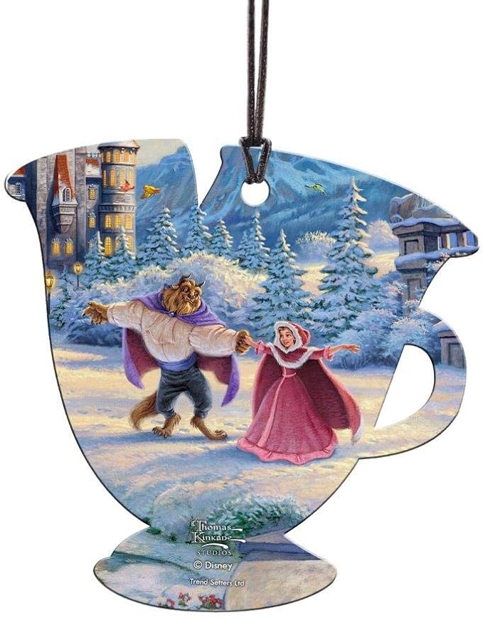Disney – Beauty and The Beast Winter Enchantment – Chip Potts Teacup Shaped Hanging Acrylic Print Accessory –Perfect for Gifting or Collecting ACPTEACUP566