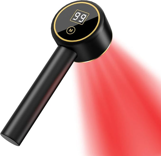 UTK Red Light Therapy for Body Pain Relief, 470:660:850:940nm Wavelengths Red Lights, Handheld Infrared Light Therapy Wand, Infrared Therapy for Joints, Muscle Recovery