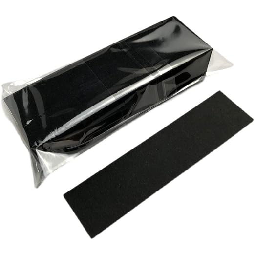 NA Black Perfume Test Paper for Aromatherapy Essential Oil Tester Professional Fragrance Square Shapes Perfume Tester Strips for Aroma Testing with Protector(3.95''X0.98'')
