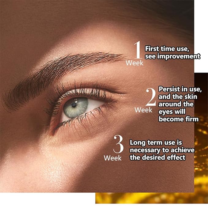 2Pcs Bosein Eye Cream, containing retinol and hyaluronic acid, correcting acne and swelling, daily eye wrinkle cream, anti-aging and smooth skin care, suitable for women and men, 0.7 ounces