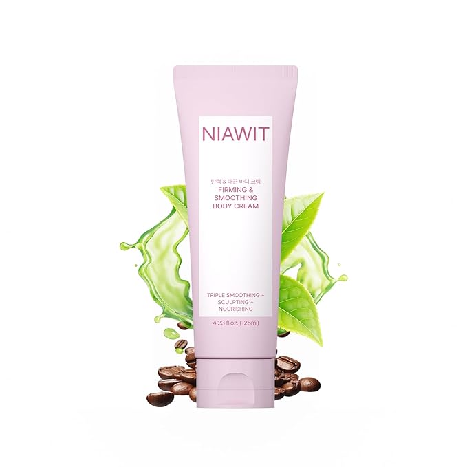 Firming Smoothing Body Cream – Helps Reduce Cellulite & Loose Sagging Skin | Tightening, Lifting and Sculpting for Belly, Thighs, Butt | Enhance Elasticity & Smoother Body Moisturizer 125 ml