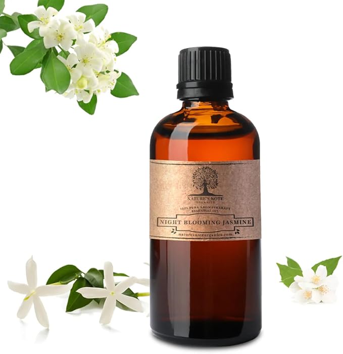 Floral - 100% Pure Aromatherapy Grade Essential Oil by Nature's Note Organics (1 Fl Oz, Night Blooming Jasmine)