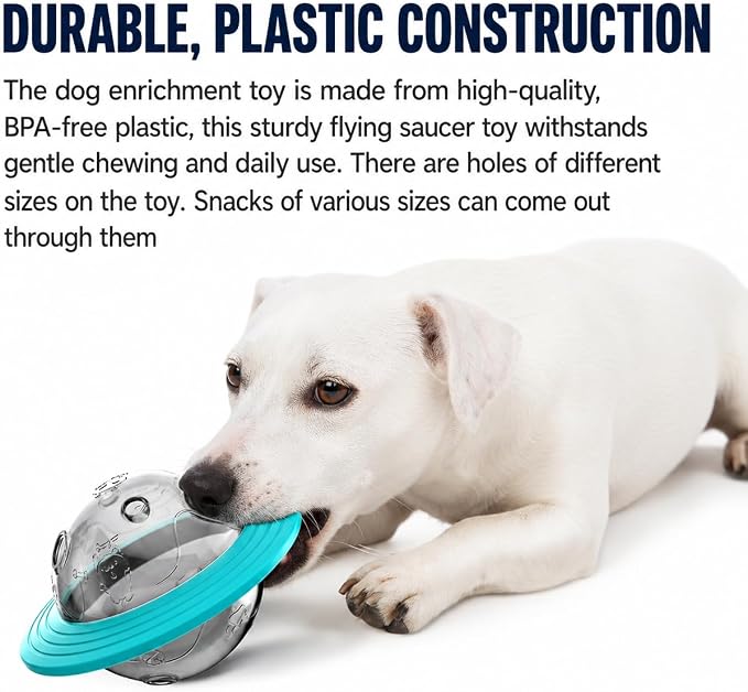 Interactive Treat Dispensing Dog Toys for Slow Feeder (Blue)