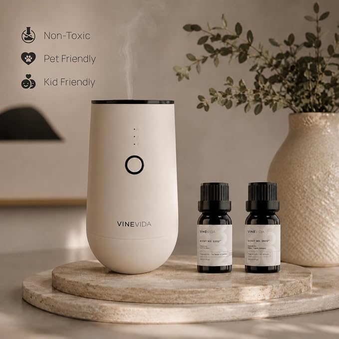 VINEVIDA Clean Diffuser Oil Collection [Set of 8] - Scented Oil | Aromatherapy Diffuser Oils | Made in USA