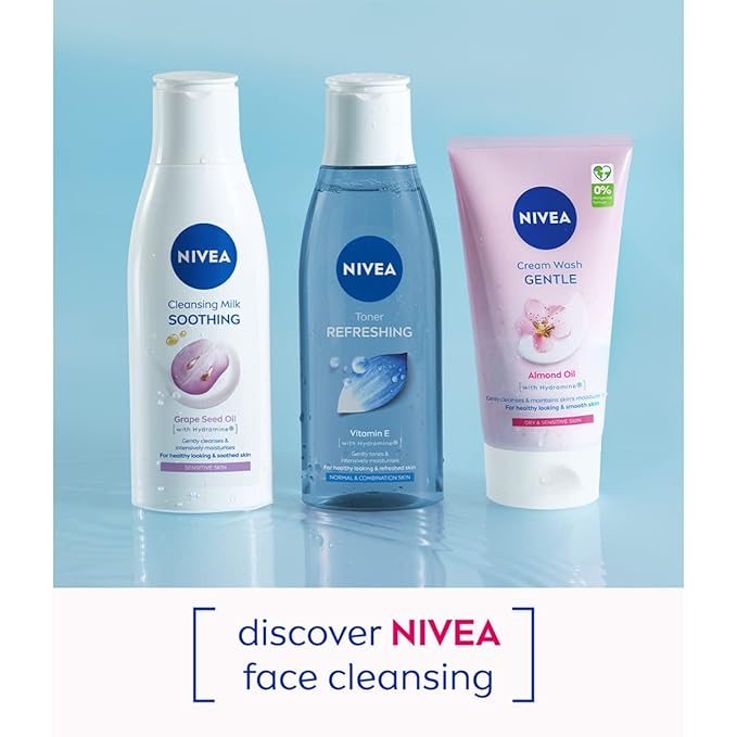 Nivea Daily Essentials Gentle Cleansing Cream Wash for Dry & Sensitive Skin (150ml) by Nivea