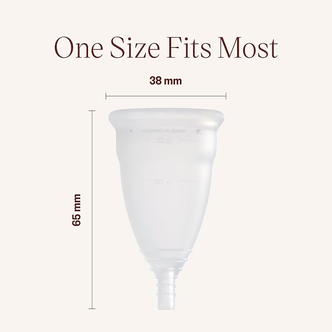 DIVA Cup - Medical Grade Silicone Cup for Period Care - Reusable Menstrual Cup - Up to 12 Hours of Continuous Wear - Model 0 (for Slim Vaginal Canals & First-Time Users)