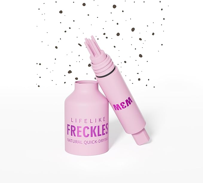 Freckles Stamp Pen – Waterproof Freckle Stamp, Long-Lasting 5-Point Faux Freckle Marker for Natural Sun-Kissed Makeup (#03 Shallower)