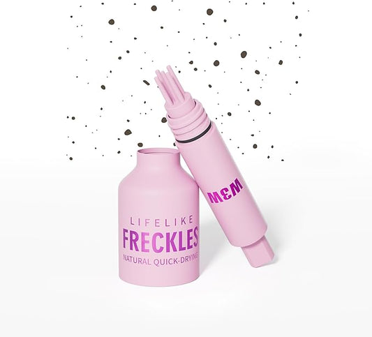 Freckles Stamp Pen – Waterproof Freckle Stamp, Long-Lasting 5-Point Faux Freckle Marker for Natural Sun-Kissed Makeup (#03 Shallower)