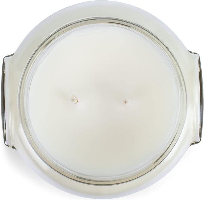 Tyler Creamy White 2-Wick 11 Ounce Glass Aromatherapy Scented Jar Candle Pack of 4, French Market