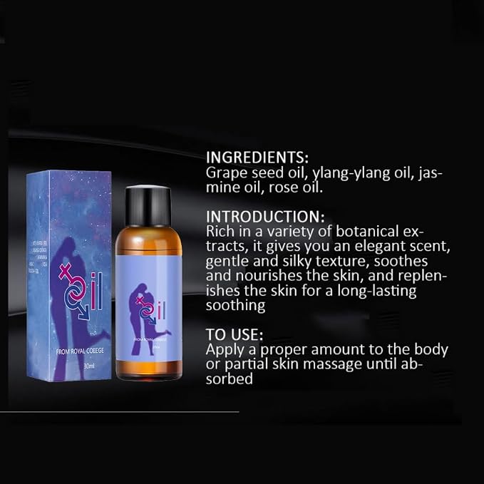 Botanical Massage Oil, Pheromones Massage Oil for Him/Her Lover, Increase Sexual Desire Private Part Penis Spa, Delay Time Performance Boost Strength (2)