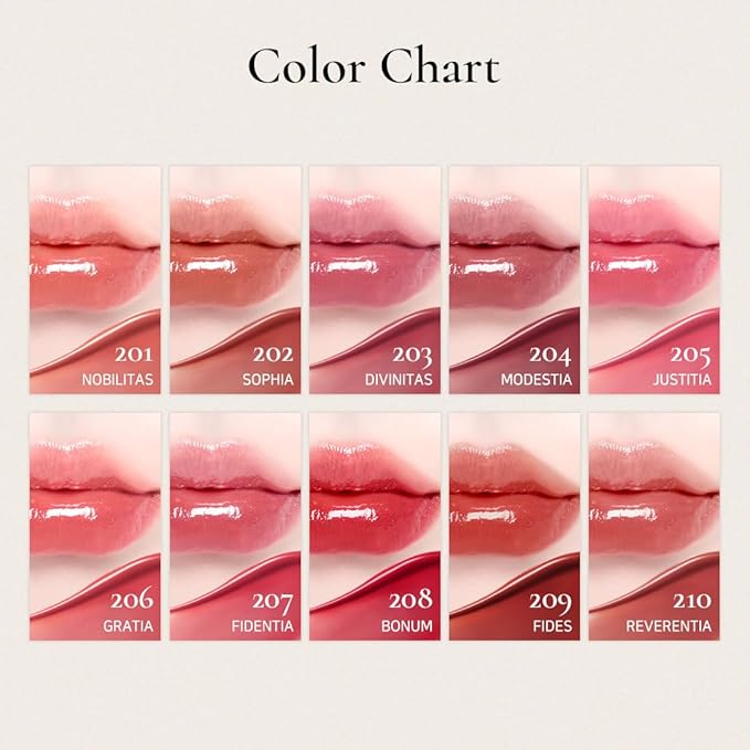DINTO Blur-Glowy Lip Tint - Glossy Finish, Hydrating, Long Lasting, Lightweight Texture, Non-Sticky, Vegan & Cruelty-Free, K beauty (216 Pax, 0.11 fl.oz) (30 colors)