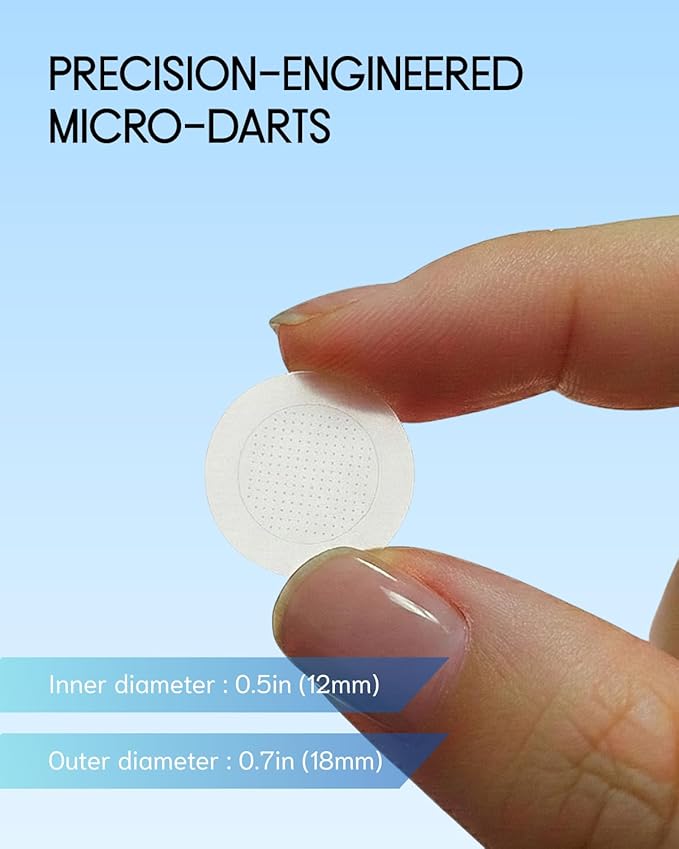 le dalcom Korean Micro-darts Patch, Early Stage Blemish Patches, Acne Care, Salicylic Acid, Tea Tree & Cica, Individual Blister Package (18 Patches)